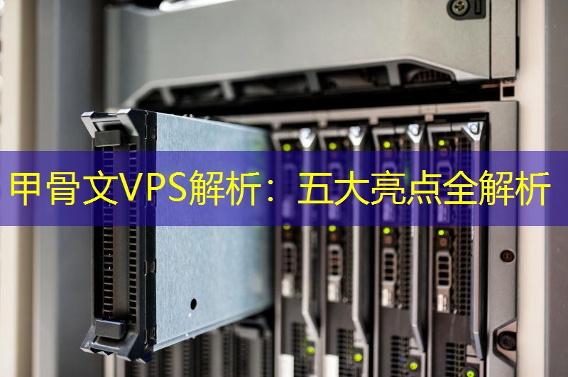 甲骨文VPS解析：五大亮点全解析